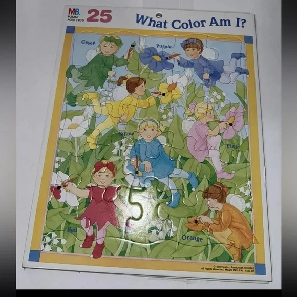 1998 Vintage Hasbro Cradboard Puzzle - Lot Of 6 - Picture 7 of 8